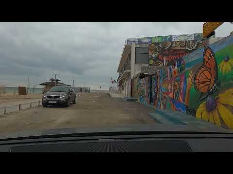 Driving in Vama Veche Romania