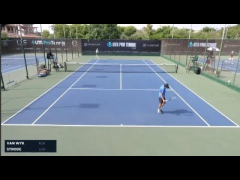 Kris Van Wyk vs Isaiah Strode  - California - UTR Pro - Live Now - Tennis