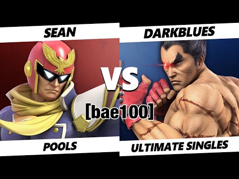 bae100 - Sean (Captain Falcon) Vs. Darkblues (Kazuya) SSBU Ultimate Tournament