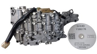 Nissan CVT Trans Valve Body Programming with CD QR Code using Launch Scan Tool Throttle III