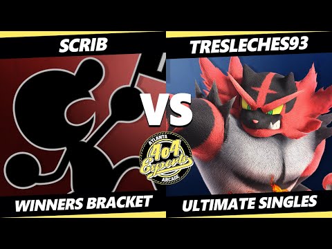 4o4 Smash Night 44 - Scrib (Game & Watch) Vs. tresleches93 (Daisy, Incineroar) SSBU Ultimate