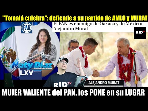 "Tomalá, snake": A brave woman from the PAN (National Action Party) defends her party and puts AM...