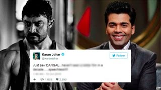 Karan Johar's REACTION After Watching Aamir Khan's Dangal!