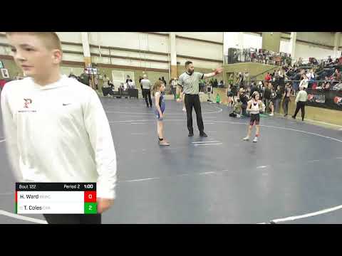 65 Lbs Quarterfinal - Timi Coles, Canada Vs Harlym Ward, Bear River Wrestling Club De57