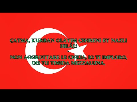 Inno nazionale Turchia - İstiklâl Marşı (TR/IT testo)