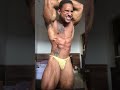 Muscle worship in gold style