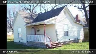 preview picture of video '841 Oak Street WEBB CITY MO 64870'
