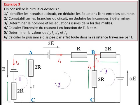 Exercices corrigés sur l'électrocinétique