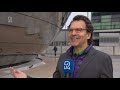 Laatste spiegel geplaatst op gevel Depot Boijmans van Beuningen