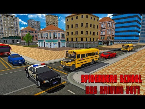 Spider Hero School Bus Driving 2017