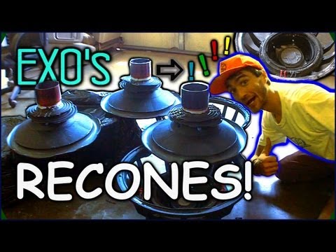 Reconing Subwoofers w/ PSI Car Audio Recones | How To Recone a Soundstream 18" Subwoofer | Six Subs