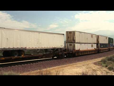 Union Pacific intermodal at Cajon, Hill 582 CA 04APR13
