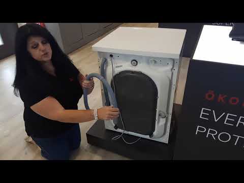 AEG / Electrolux / Zanussi - Washing machine installation - Waste pipe positioning - V1 0