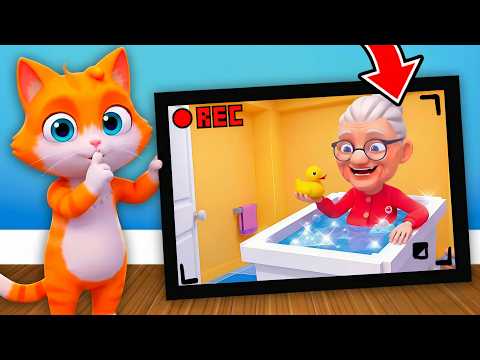 Using CAMERAS to Find Granny's SECRETS! (I Am Cat)