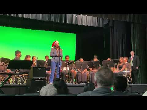 MCHS Christmas Concert 20221210 07:  A word from the school's President,  Dr. Guneratne