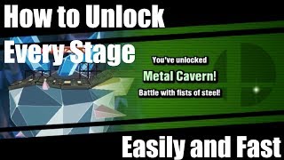 UNLOCK ALL STAGES IN Super Smash Flash 2 | 100% Working