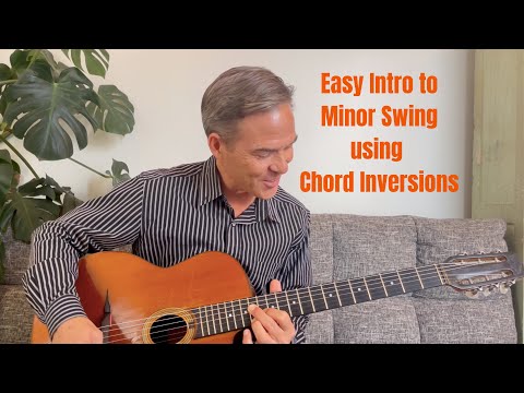 Easy Intro for Minor Swing using Chord Inversions