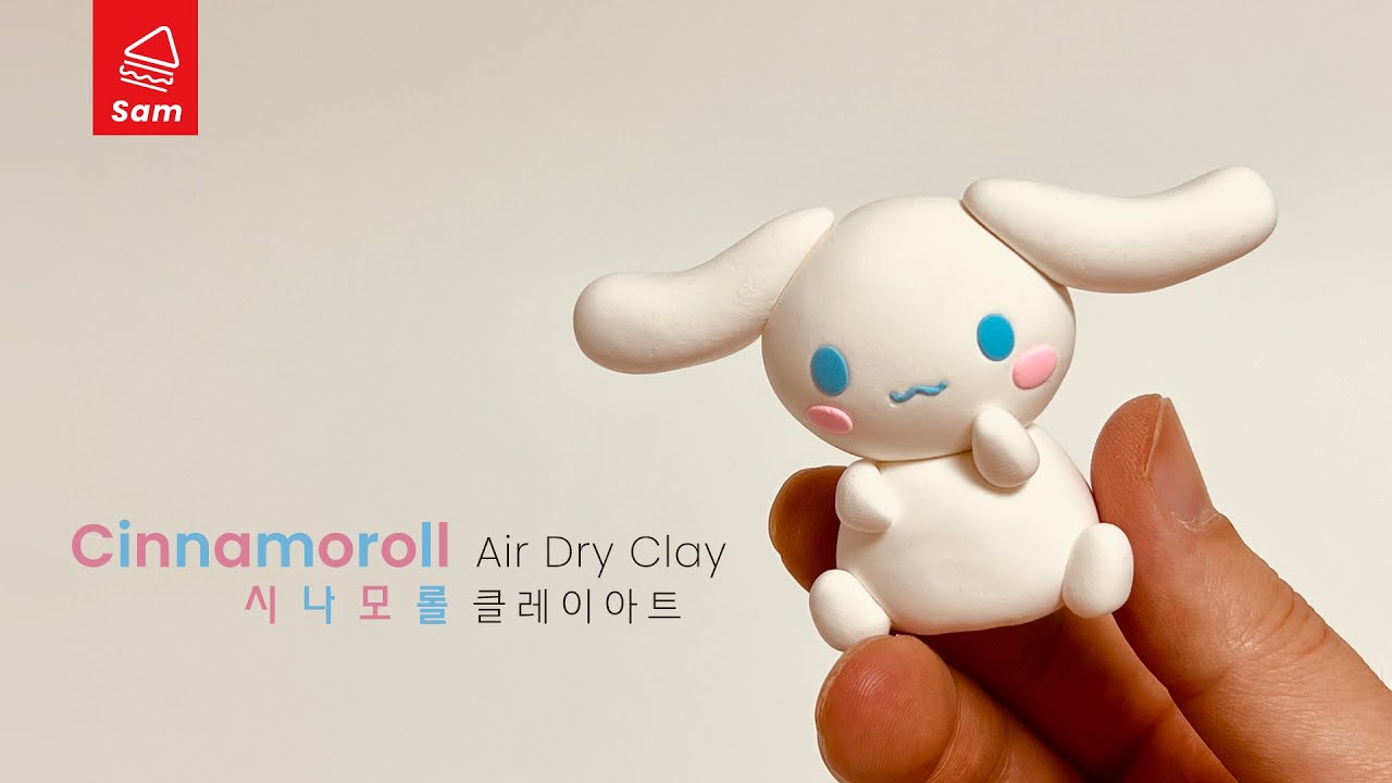 Cinnamoroll, Sanrio Character, soft polymer clay tutorial