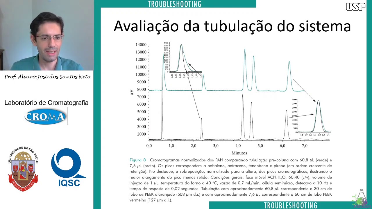 Influência dos parâmetros instrumentais em colunas com partículas sub-3µm superficialmente porosas