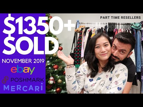 $1350+ In Sales as Part Time Resellers