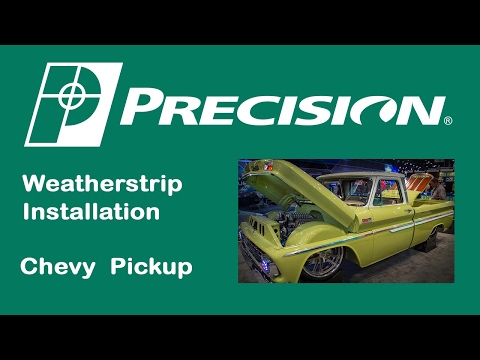 1960-1966 Chevy Truck Door Weatherstrip Installation