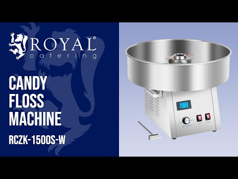 video - Candy Floss Machine - 62 cm - stainless steel - shock absorber