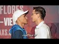 BRANDON FIGUEROA & JULIO CEJA COME FACE TO FACE AT LAS VEGAS GRAND ARRIVALS