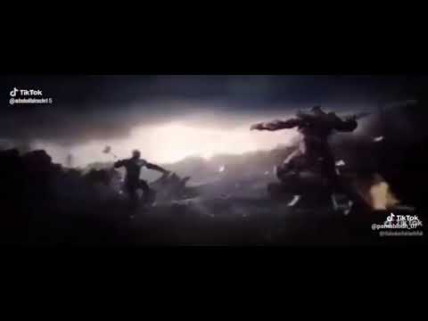 Captain america fighting with thors hammer