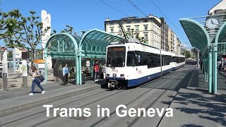 Trams in Geneva, Switzerland