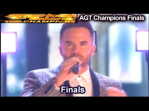 Brian Justin Crum sings Never Enough  | America's Got Talent Champions Finals AGT