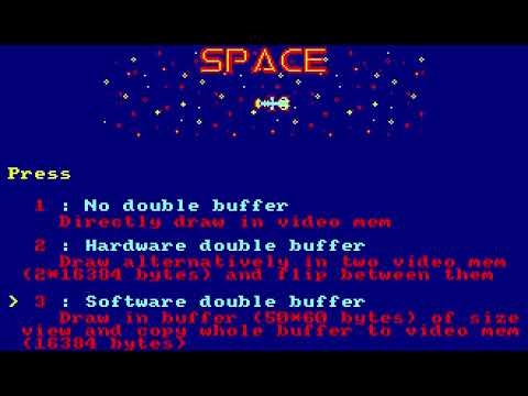 #CPCtelera Draw to Sprite Buffer Animation Demo (Amstrad CPC)