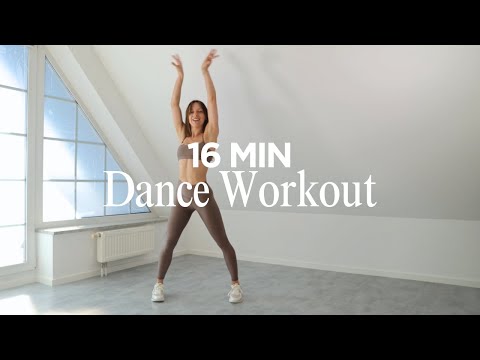16 MIN Dance Workout | Full Body Cardio, Dancing Arms & Sculpt | No Equipment (Op. Ankle Weights)