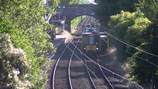 preview picture of video 'Tyne and Wear Metro-Metrocars 4057 and 4074 departing Shiremoor'
