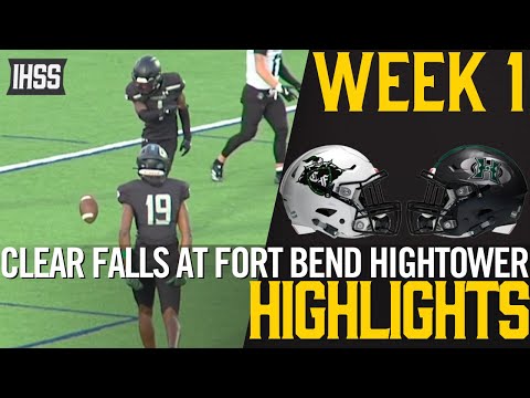 Highlight Reel: Hightower vs. Clear Falls Football Showdown 2024 Season Opener