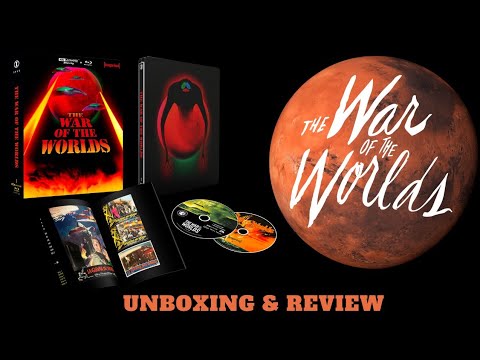 The War Of The Worlds 4k Ultra HD Bluray Collector's Edition Unboxing & Review.