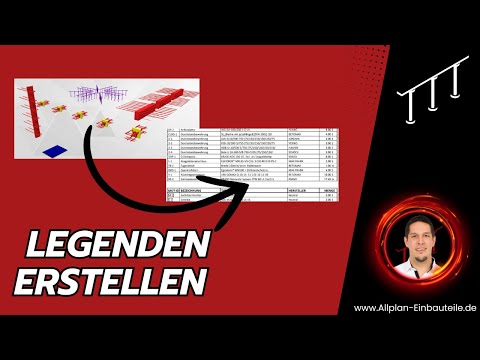 Allplan Legende erstellen / definieren