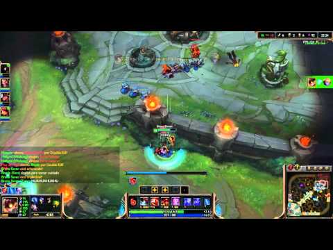 Ziggs trollando um Ezreal