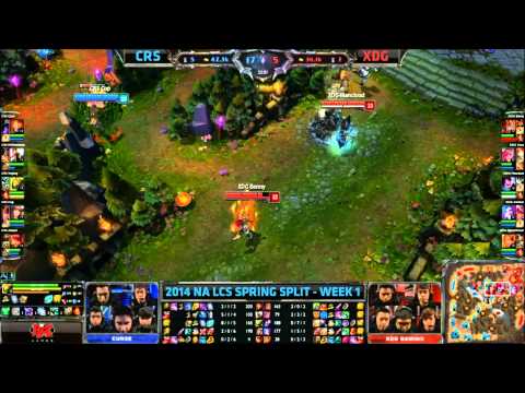 LCS 2014 NA Spring Week 1 Day 2 - Curse (Crs) vs XDG (Vulcan)