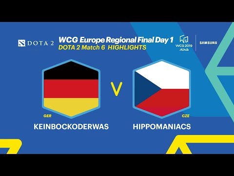 [HIGHLIGHTS] WCG 2019 Xi’an, European Regional Final -  DOTA 2, 6R, Germany VS Czech Rep  (ENG)