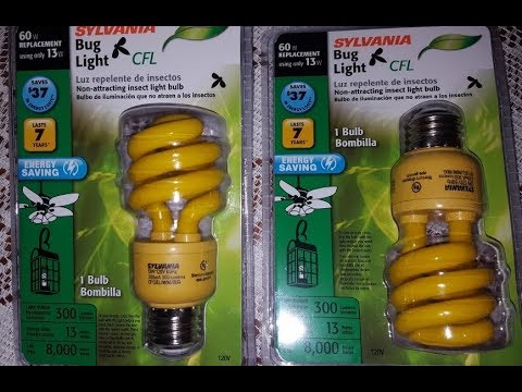 YouTube video about: How to stop bugs from flying around outside lights?
