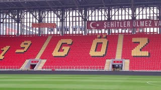 Göztepe Spor Marşları Eşliğinde Gürsel Aksel Stadyum Koltukları