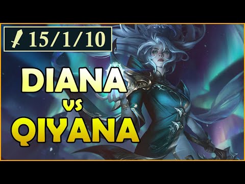 DIANA vs QIYANA MID - Patch 13.11 - Stream vod - League of Legends Gameplay