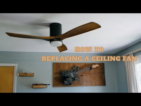 How to install a ReLa Mall low profile ceiling fan