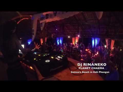 DJ Rinaneko Trance (1hour full ver) at PLANET CHAKRA 1st anniversary in Koh Phangan 2017