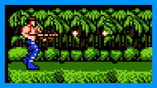 Contra (NES, 1988) – 1P Full Game 1-loop Session 🎮