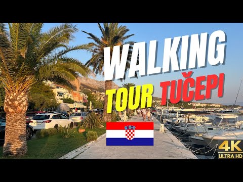 Croatia 🇭🇷 Tučepi 4K Walking Tour