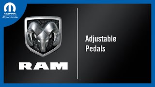 Adjustable Pedals | How To | 2024 Ram 2500-3500