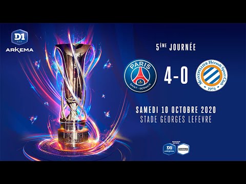 D1 Arkema, J5 : Paris Saint-Germain FC - Montpellier HSC (4-0)