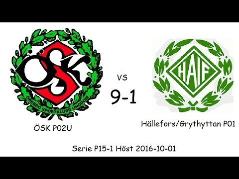 ÖSK P02U - Hällefors Grythyttan P01 (9-1) 2016-10-01