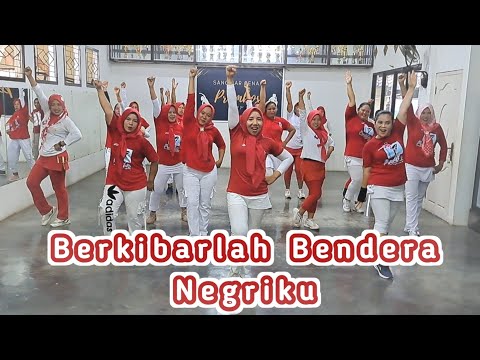 BERKIBARLAH BENDERA NEGRIKU | Semarak HUT RI | Senam Kreasi Choreo by SS Prambos